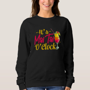 Sudadera Mai Tai Oclock Cantinero Tiki Cóctel Alcohol Bebid