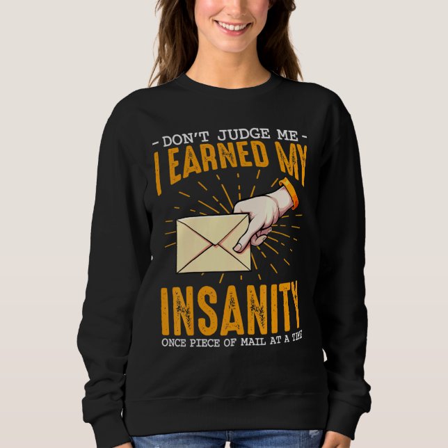 Sudadera Mailman Post Postal Worker Delivery Guy Mail Carri (Anverso)