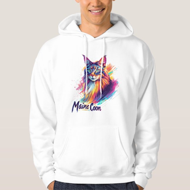 Sudadera Maine Coon (Anverso)