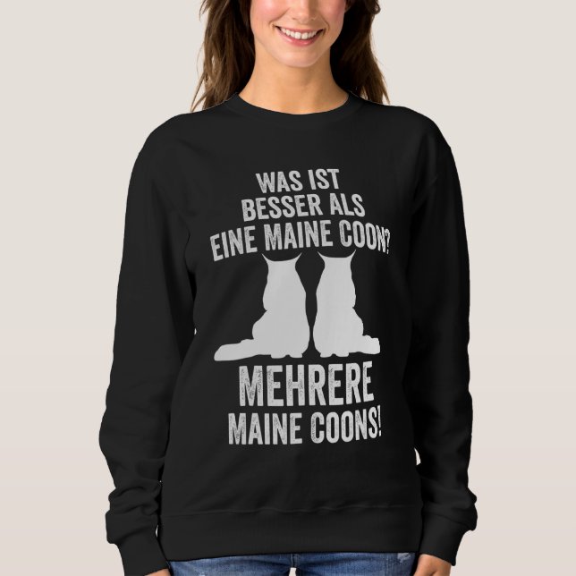 Sudadera Maine Coon Cat Friend Sayings (Anverso)