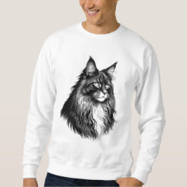 Sudadera Maine Coon Cat Men's Sweatshirt