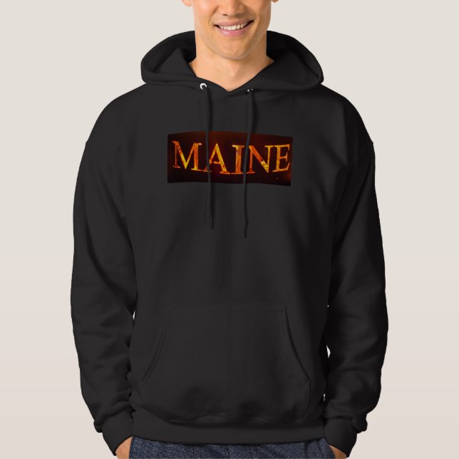 SUDADERA MAINE EN LLAMAS (Anverso)