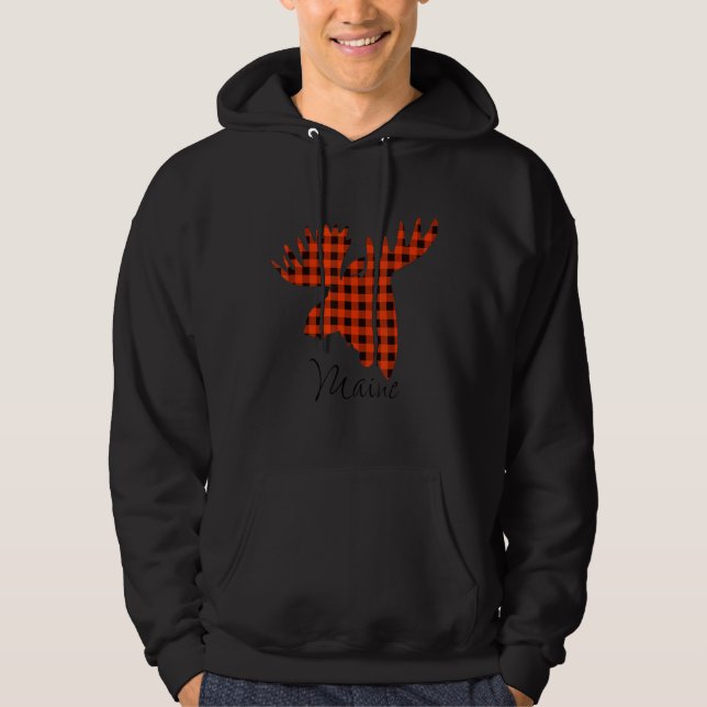 Sudadera Maine Moose (Anverso)