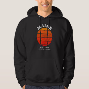 Sudadera Maine Retro Sunset Vintage Sports Me