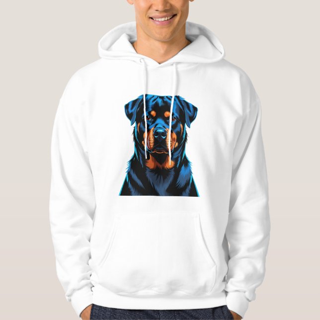 Sudadera Majestad de Rottweiler: audaz y orgulloso (Anverso)