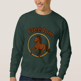 Sudadera **Majestic Arabian Horse in the Golden Desert**