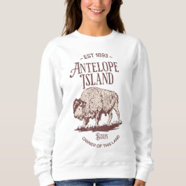 Sudadera Majestic Bison Sketch