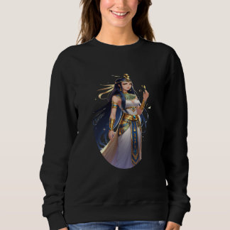 Sudadera Majestic Egyptian Queen – Premium Anime Style 