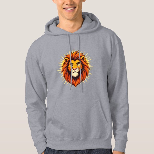Sudadera Majestic Lion – King of Power and Authority (Anverso)