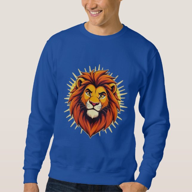 Sudadera Majestic Lion – King of Power and Authority (Anverso)