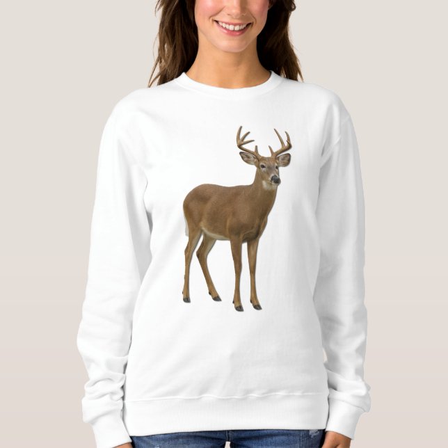 SUDADERA MAJESTIC WHITE-TAILED DEER. SAMER BRASIL (Anverso)