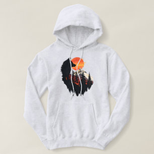 Sudadera Majestic Wolf Mountain Sunset Graphic T-Shirt