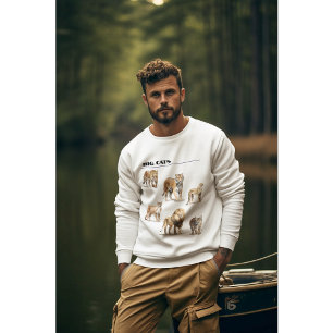 Sudadera Majestuosa colección de Big Cats Vida silvestre y 