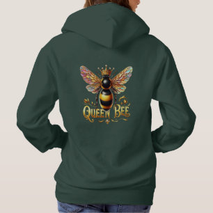 Sudadera Majestuoso Ilustracion Queen Bee con corona