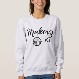 Sudadera Maker ・ Tipografía de yartas y artesanías