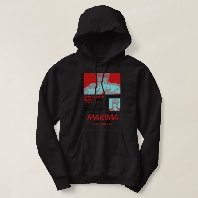 Sudadera Makima Red - Clásico del Hombre de Chainsaw (Diseño del anverso)