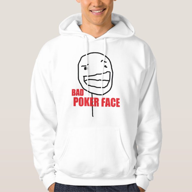 Sudadera Mala cara de póker (Anverso)