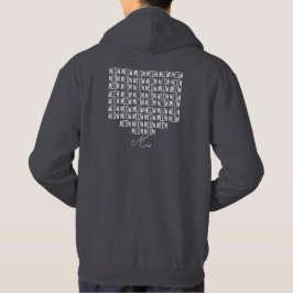 Sudadera Mala Hoodie - Con Mensaje Elegante, Negrita Y Curs
