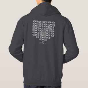 Sudadera Mala Hoodie - Con Mensaje Elegante, Negrita Y Curs