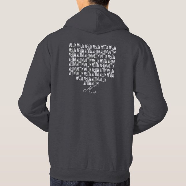 Sudadera Mala Hoodie - Con Mensaje Elegante, Negrita Y Curs (Reverso)