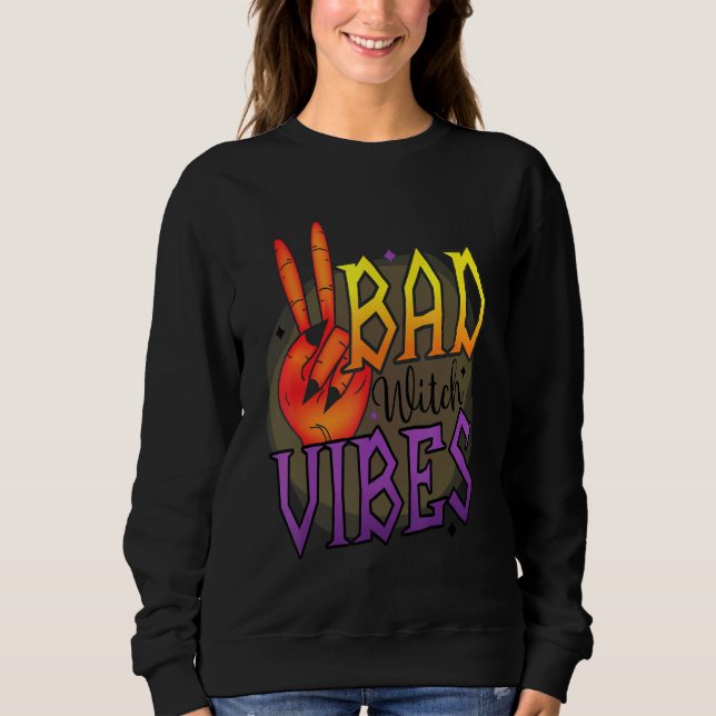 Sudadera Malas vibraciones (Anverso)