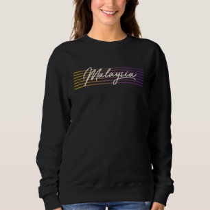 Sudadera Malasia estilo retro