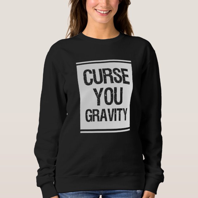 Sudadera Maldición: Gravity Broken Leg (Anverso)