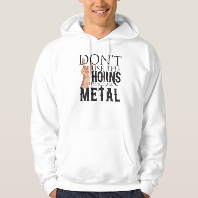 Sudadera Maldición Metalizado fuerte (Anverso)