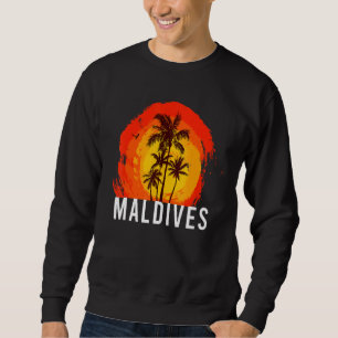 Sudadera Maldivas I Palmas I Maldives Diver Vacationer Tour