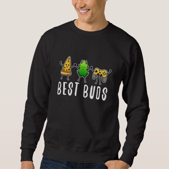 Sudadera Maleza de los mejores amigos 1 (Anverso)