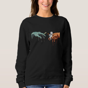 Sudadera Maleza fumadora Maleza Ligera Mallas Psicodelic Dr