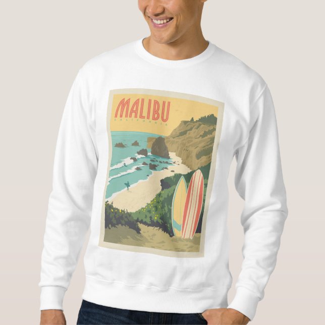 Sudadera Malibu, California (Anverso)