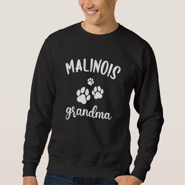 Sudadera Malinois Grandma Cute Dog Belgian Shepherd Shepdog (Anverso)