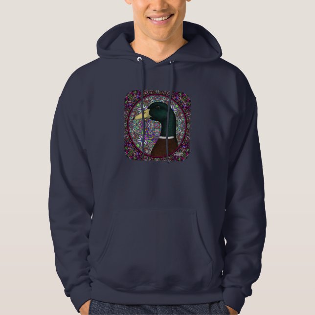 Sudadera Mallard Drake Mosaic Circle (Anverso)