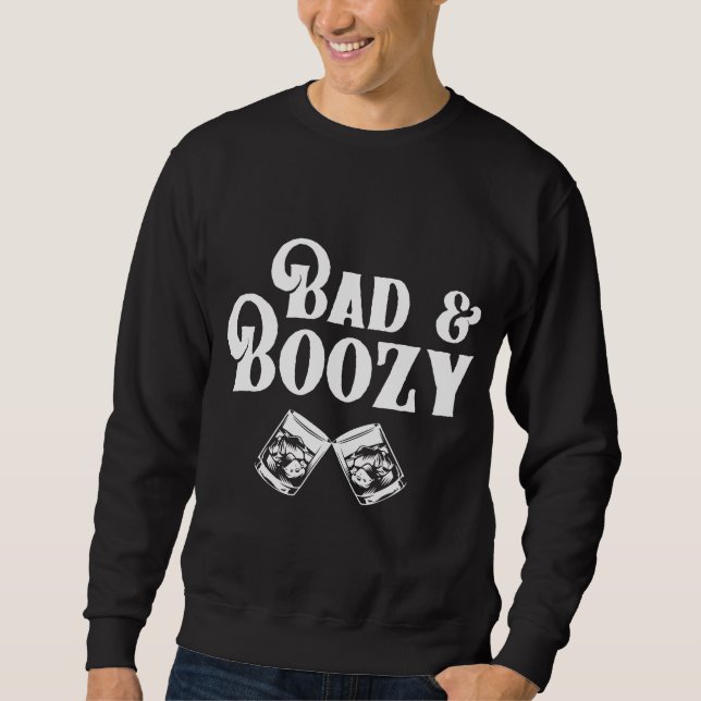 Sudadera Malo y Borracho  (Anverso)