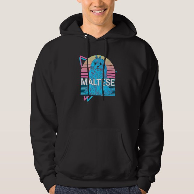 Sudadera Maltés Retro   (Anverso)