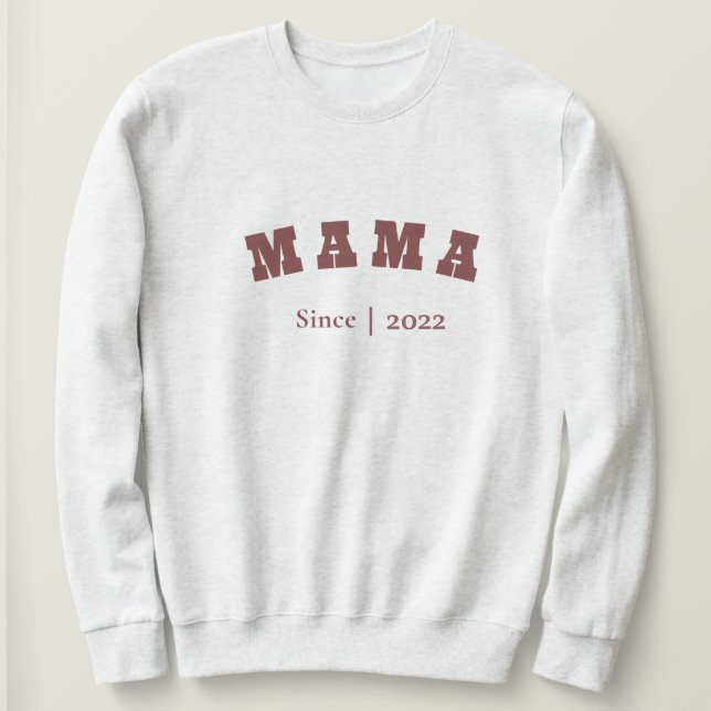 Sudadera mamá (Anverso del diseño)