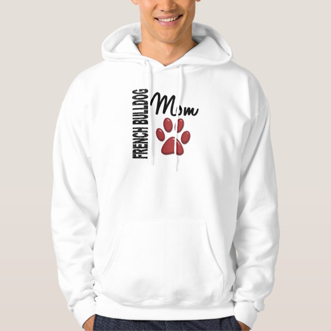 Sudadera Mamá 2 del bulldog francés (Anverso)