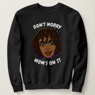 Sudadera MAMÁ afroamericana