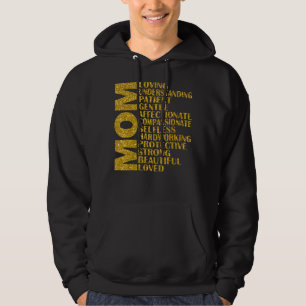 Sudadera Mamá ama entender la vida de la madre dulce del pa