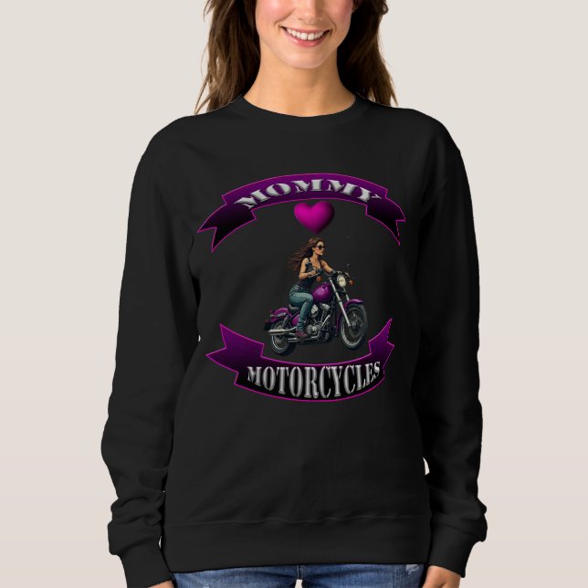 Sudadera Mamá ama las motocicletas (Anverso)
