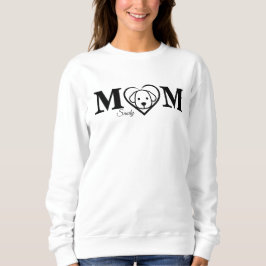 Sudadera Mamá amante de los perros personalizada