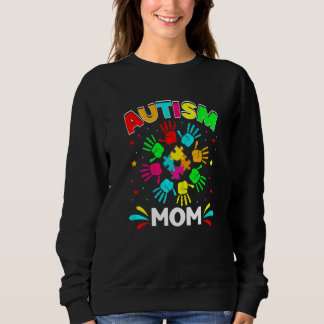 Sudadera Mamá autista rompe el rompecabezas apoya el autism
