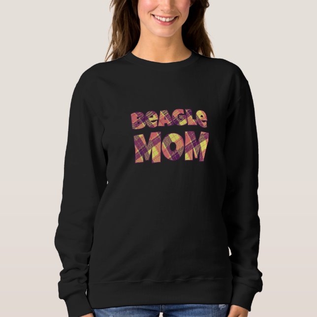 Sudadera Mamá Beagle Perro Beagle Inglés Raza de Perro Masc (Anverso)