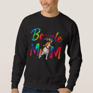 Sudadera Mamá Beagle Tie Dye Mamá Perro Día de las Madres