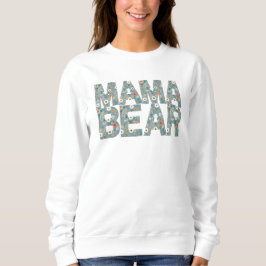 Sudadera Mama Bear Ditsy Floral Heart Pattern