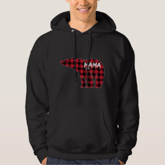 Sudadera Mama Bear Red Plaid Matando A Navidades De Familia