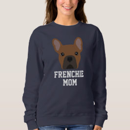 Sudadera Mamá Bulldog Francés Fawn Rojo
