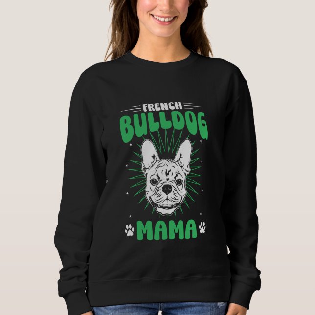 Sudadera Mamá Bulldog francesa (Anverso)