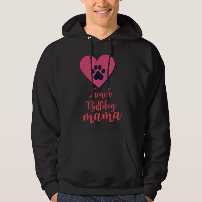 Sudadera Mamá Bulldog francesa (Anverso)